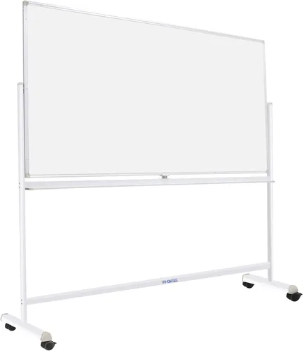 Miniatura 11 de H-Qprobd Pizarra blanca móvil de 60"x48" pulgadas de doble cara magnética de borrado en seco sobre ruedas - Pizarras blancas rodantes comerciales