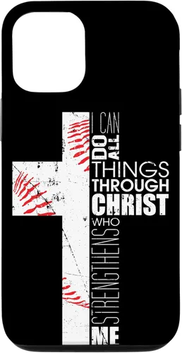 Miniatura 27 de iPhone XR Baseball Phone Cases Teen Boys Coaches Christian Cross Regalos Case