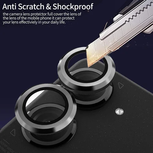 Miniatura 3 de [Paquete de 2 protectores de lente de cámara para Asus ZenFone 10, resistentes a los arañazos y claridad HD, ultrafina, cubierta de lente de metal