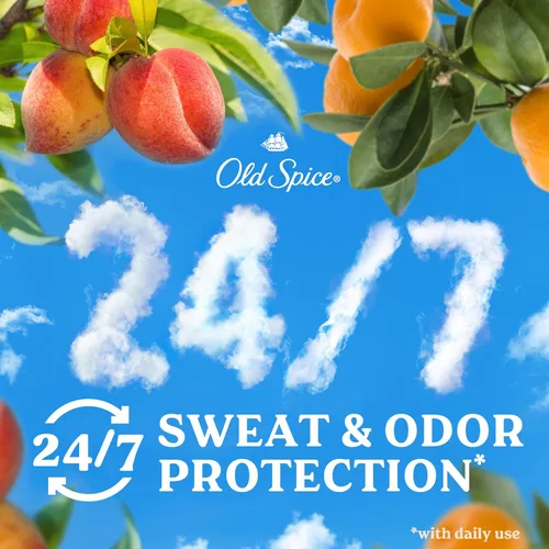 Miniatura 3 de Old Spice Desodorante sin aluminio para hombres, frescura duradera 24/7 y aroma de larga duración, protección contra el sudor y el olor 24/7, aroma
