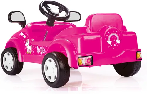 Miniatura 7 de DOLU Vehículo mágico de juguete para niños con bocina incorporada, diversión de conducción en interiores y exteriores para niños pequeños a partir