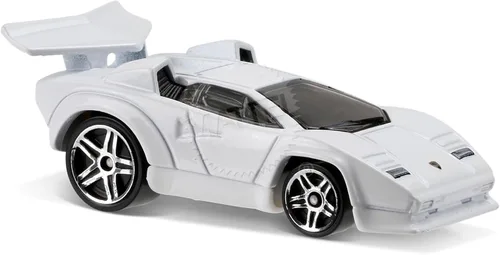 Miniatura 2 de Hot Wheels 2017 Tooned Lamborghini Countach 54/365, blanco