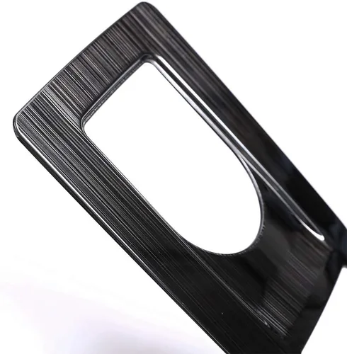 Miniatura 4 de YIWANG Cubierta de placa de cambio de engranajes de plástico ABS para Land Rover Discovery Sport 2015-2018 Accesorios de coche (negro cepillado)