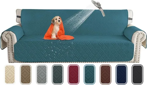 Miniatura 33 de XINEAGE Funda 100% impermeable para silla y sofá para mascotas, funda antideslizante para sofá, fundas lavables para silla, protector de muebles
