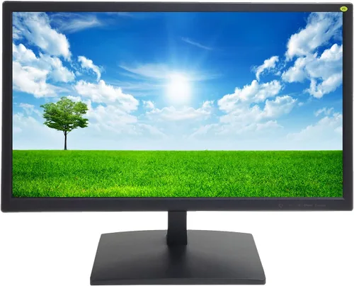 1stPV 19.5" Super HD 5MP/2592×1944 HD-TVI, AHD, CVI y CVBS 16:9 Monitor de seguridad profesional, 1 HDMI, 2 entradas BNC y 1 salidas, funciona con