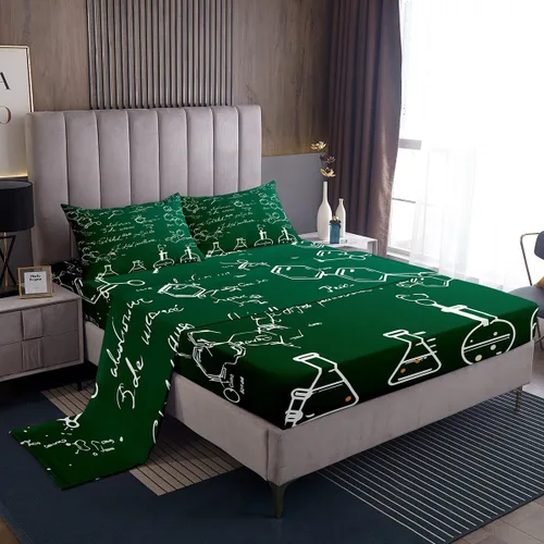 Miniatura 8 de Erosebridal Juego de sábanas de zorro con diseño de flores de arcoíris para niños y niñas, diseño de Foxtoon Animal Boho Floral Sábana bajera