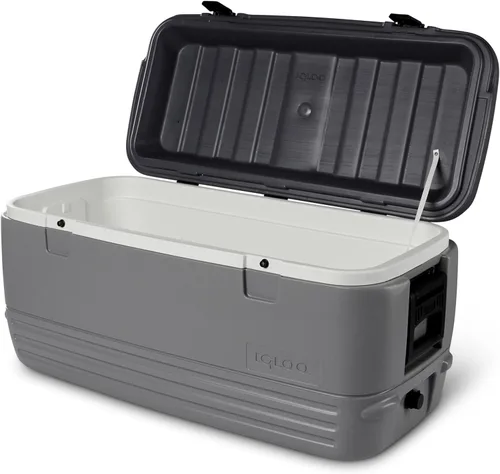 Miniatura 11 de Igloo Hard Cooler Polar & Party Bar Series Insulated Ice Chests Gris polar de 120 cuartos de galón