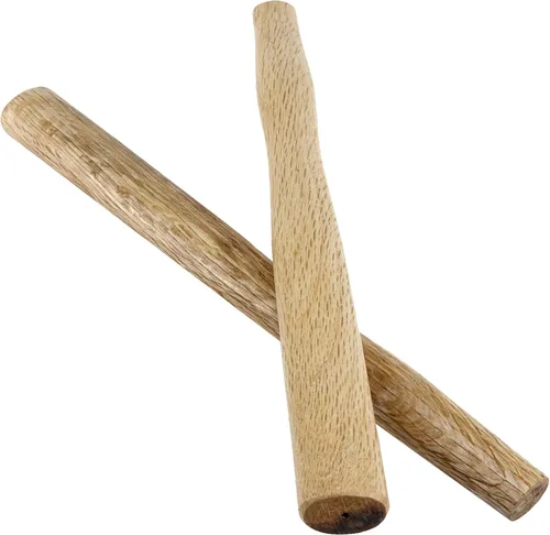 Miniatura 3 de HEVSTIL Paquete de 2 piezas de repuesto de mango de hacha de 12.6 pulgadas, mango de herramienta de madera de nogal para martillo de hacha ovalado