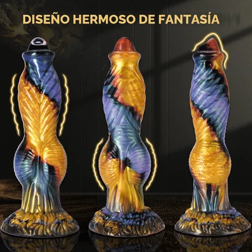 Miniatura 6 de Juguetes sexuales con consolador de empuje y vibrador - Consoladores anal enormes y gruesos de 10.2" 4EN1, consolador monstruo grande actualizado