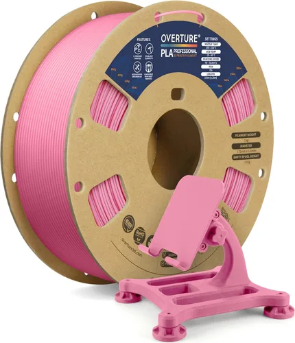 Miniatura 44 de Overture PLA Plus (PLA+) Filamento de 1/16 pulgadas, dureza mejorada con rollo PLA, con superficie de construcción 3D de 7.87 × 7.87 pulgadas, PLA