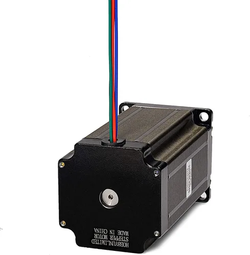 Miniatura 3 de Nema 23 Motor paso a paso 4.2A 3.0Nm (425oz.in) Longitud de 3.937 in con eje de 0.315 in para enrutador de torno de molino CNC