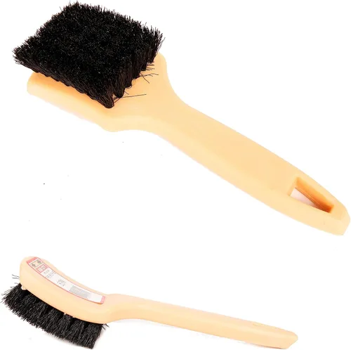 Cepillo para neumáticos, cerdas de nailon negro de 8 pulgadas, cepillos especiales para vehículos y especialidades, cepillo de fregado de pared