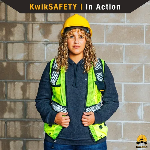 Miniatura 7 de KwikSafety - Charlotte, NC - RoadBOSS Economy & Premium Safety Vest for Women [SNUG-FIT] Class 2 ANSI Tested OSHA