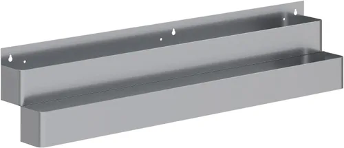 Miniatura 14 de AmGood 36 in. Rack de carril de velocidad de acero inoxidable de doble nivel para barras comerciales, NSF