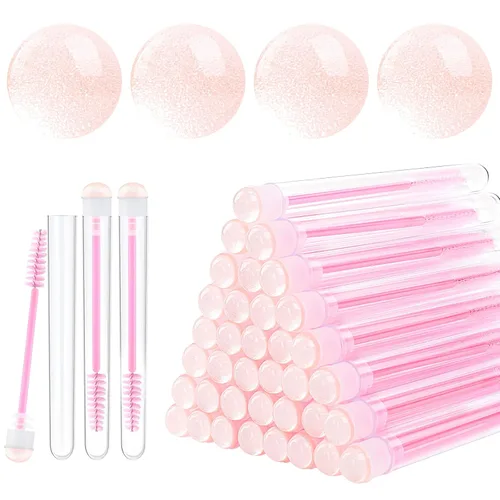 Miniatura 11 de Dming - 20 unidades de cepillo para pestañas, herramienta de maquillaje, suministros para extensiones de pestañas, cepillo de limpieza, rímel