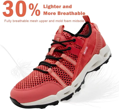 Miniatura 4 de MAINCH Zapatos de agua de senderismo para mujer, de secado rápido, para deportes al aire libre