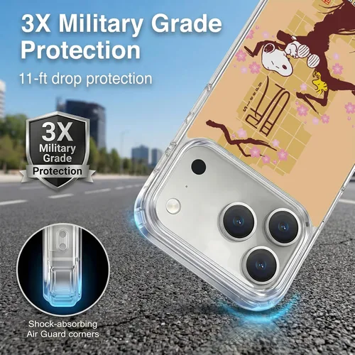 Miniatura 471 de Carcasa de gel para iPhone 7 Plus/iPhone 8 Plus, diseño de Snoopy Oriental de Peanuts, Badges