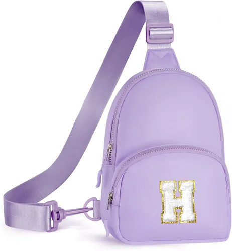Miniatura 47 de YOOLIFE Bolso bandolera con inicial, bolsas pequeñas para niñas y mujeres, regalos para adolescentes, niñas, adolescentes, novia, dama de honor