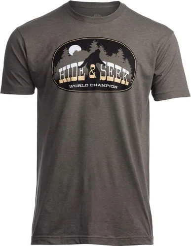 Miniatura 7 de Bigfoot & Sasquatch Tees: Hide & Seek Champion Squatchin Funny Saying Phrase - Camiseta para hombre