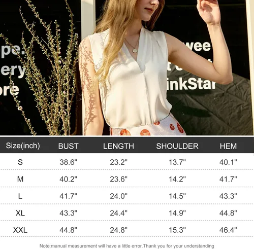 Miniatura 7 de COLD POSH Mulberry Silk Tank Tops for Women Basic Camisole Soft Lingerie Cami Sleeveless Blouse Summer Spring Luxury Cool Top