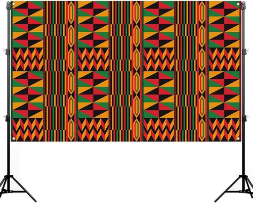 Nepnuser Kwanzaa - Telón de fondo para cabina de fotos, decoración de pared para interiores y exteriores, 5.9 x 3.6 pies