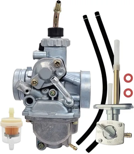 Carburador TTR125 compatible con Yamaha TTR 125 2000-2007 TTR125L TTR125E TTR125LE TTR125 Carb W/Fuel Valve Petcock