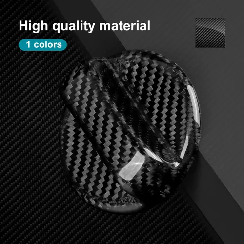 Miniatura 7 de AIRSPEED Adhesivo universal para puerta de tanque de gasolina para Mazda cubierta de tapa de tanque de combustible de fibra de carbono para Mazda 3