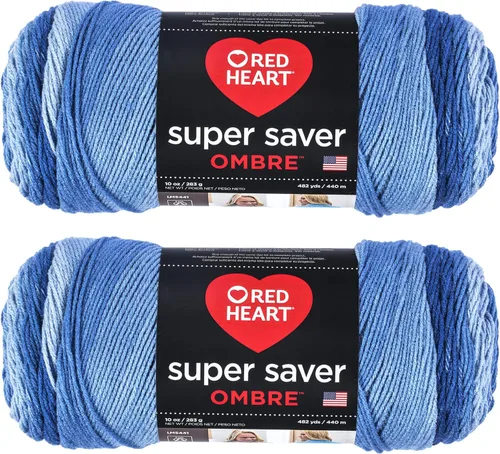 Miniatura 23 de Red Heart Super Saver Jumbo Ovillo de lana, Amatista