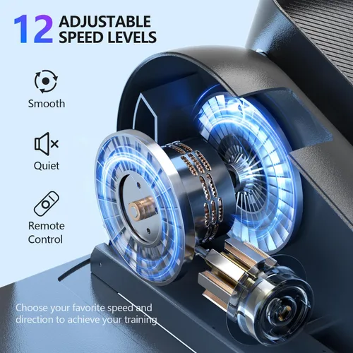 Miniatura 5 de Under Desk Elliptical Machine for Senior Mini Elliptical Leg Exerciser with Remote Quiet Portable Electric Seated Foot Pedal Exerciser for Home