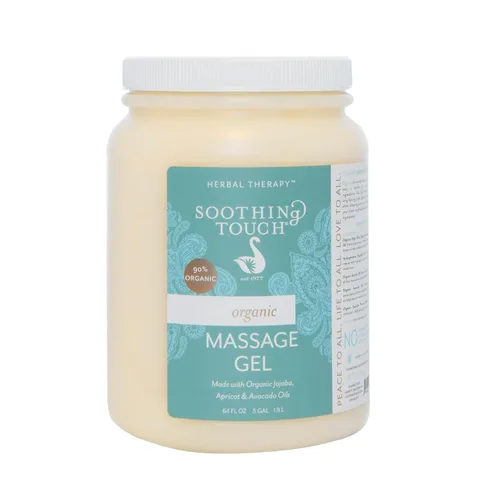 Soothing Touch Gel de masaje orgánico, sin perfume, 64 onzas