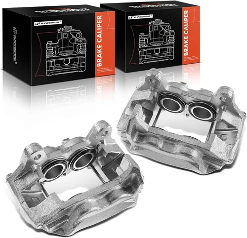 A-Premium Conjunto de pinza de freno de disco compatible con modelos seleccionados de Toyota - Sequoia 2001-2002 4.7L, Tundra 2000-2003 3.4L 4.7L -