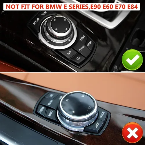 Miniatura 2 de Jaroxn - Botón de repuesto compatible con BMW iDrive, botón de control iDrive multimedia para 1 pie F20 F21/3 pies F30 F31 F34 GT/5 pies F07 F10