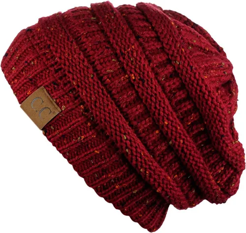 Miniatura 297 de C.C Trendy Warm Chunky Soft Stretch Cable Knit Beanie