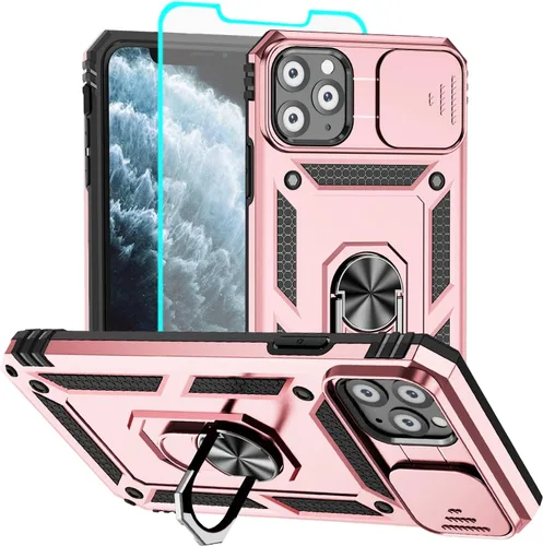 Miniatura 14 de Funda para iPhone 13, iPhone 13, [grado militar de 16 pies probada en caídas], anillo protector a prueba de golpes para iPhone 13, azul