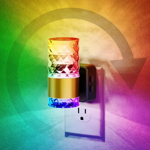 Miniatura 17 de JandCase Luz nocturna, luces nocturnas automáticas enchufables a la pared, luz nocturna LED regulable con brillo ajustable, luces nocturnas