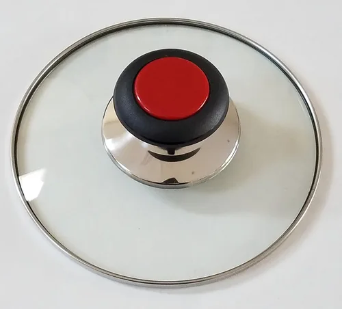 Miniatura 3 de Utensilios de cocina universal de repuesto para olla de cocina, mango de pomo, color negro y rojo