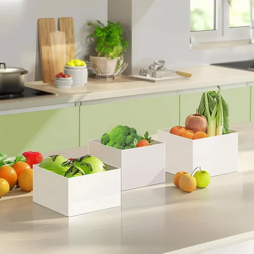 Miniatura 6 de 6 Piezas Elevadores de Buffet, Elevadores de Alimentos para Mesa de Buffet, Elevadores de Exhibición de Cubos Acrílicos con Parte Inferior Hueca