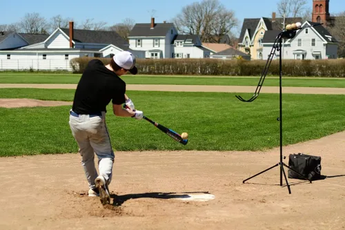 Miniatura 7 de Sistema de Entrenamiento de Lanzamiento Suave Louisville Slugger, Negro