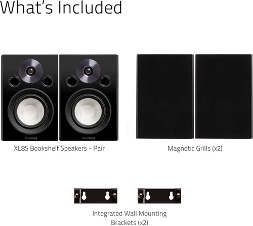 Miniatura 9 de Fluance Estantería de 2 vías de referencia de alto rendimiento y altavoces de sonido envolvente para escuchar estéreo de 2 canales o sistema de cine