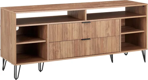 Miniatura 8 de Manhattan Comfort Dumbo - Soporte de TV moderno de mediados de siglo para televisores de hasta 60 pulgadas, centro de entretenimiento en casa