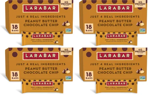 Miniatura 8 de Larabar - Mantequilla de maní con chispas de chocolate, barras de frutas y nueces sin gluten, 6