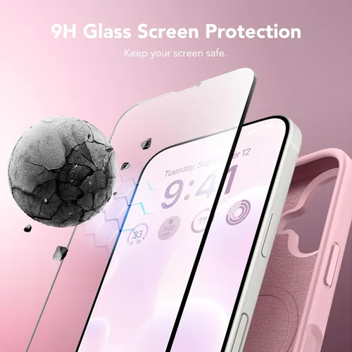 Miniatura 754 de GONEZ Funda de silicona para iPhone 15 Pro Max, compatible con Magsafe, protector de cámara + protector de pantalla, forro de microfibra suave