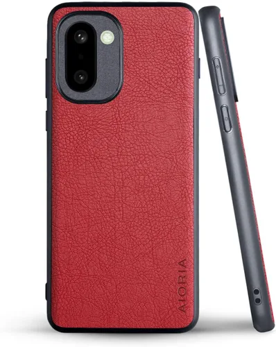 Miniatura 39 de AIORIA Funda para Oneplus Nord 3, pantalla de 6.74 pulgadas, funda de piel sintética de alta calidad, diseño retro de negocios, funda protectora