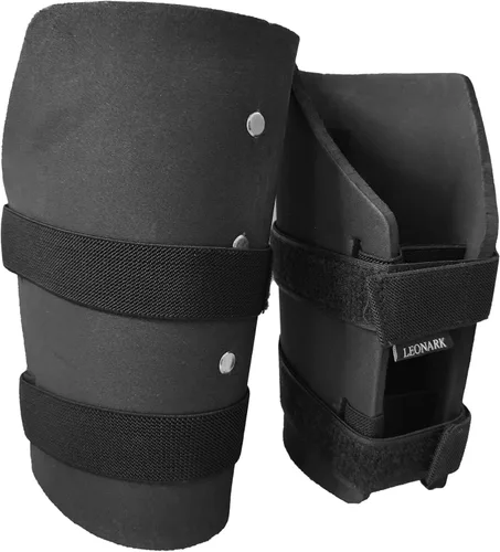 Miniatura 7 de LEONARK Black Armoury Hema Esgrima EVA Antebrazo Superposiciones Light Ajustable Unisex Armor Protector de Brazo