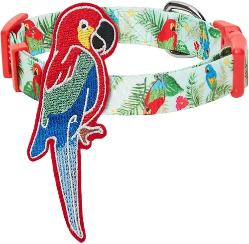 Miniatura 15 de Blueberry Pet 10+ Patrones Zoo Fun Collar de perro Llamas felices
