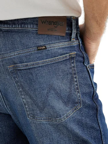 Miniatura 5 de Wrangler Jeans de ajuste relajado para hombre, Azul
