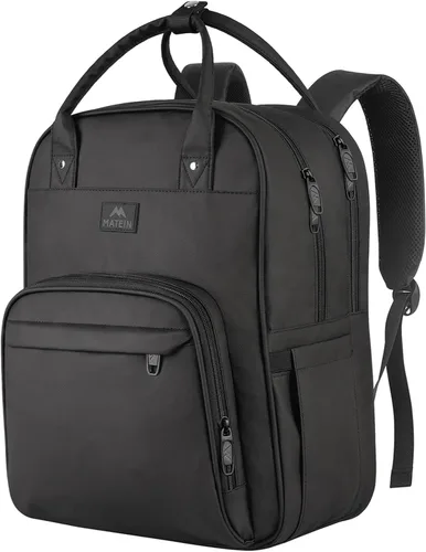 MATEIN Mochila para enfermera, mochila médica de enfermería acolchada impermeable para mujeres, se adapta a portátiles de 17 pulgadas, bolsa clínica