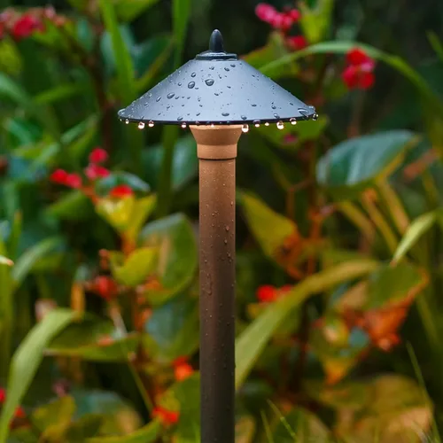 Miniatura 4 de VENUS MANUFACTURING Iluminación de paisaje LED de bajo voltaje de 1.2 W con transformador de bajo voltaje de 200 W, kit de luces de camino