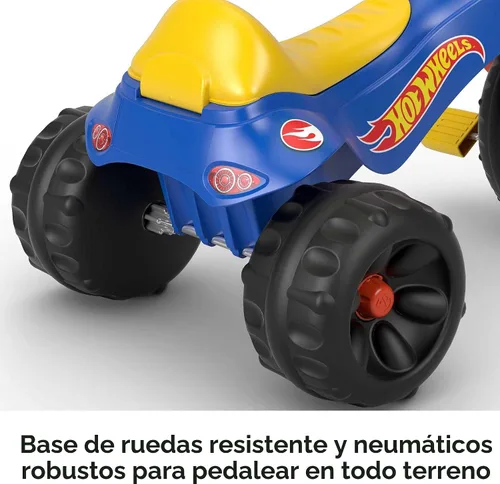Miniatura 4 de Fisher-Price Triciclo para niños pequeños Barbie Tough Trike, bicicleta de juguete con agarres de manillar y almacenamiento para jugar al aire
