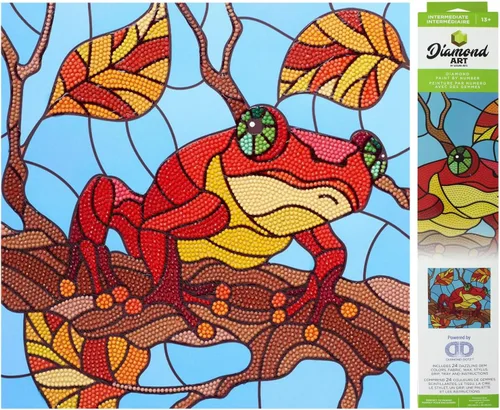 Miniatura 18 de Diamond Art by Leisure Arts Kit DMA 12x12 IntermediateBlue Bird